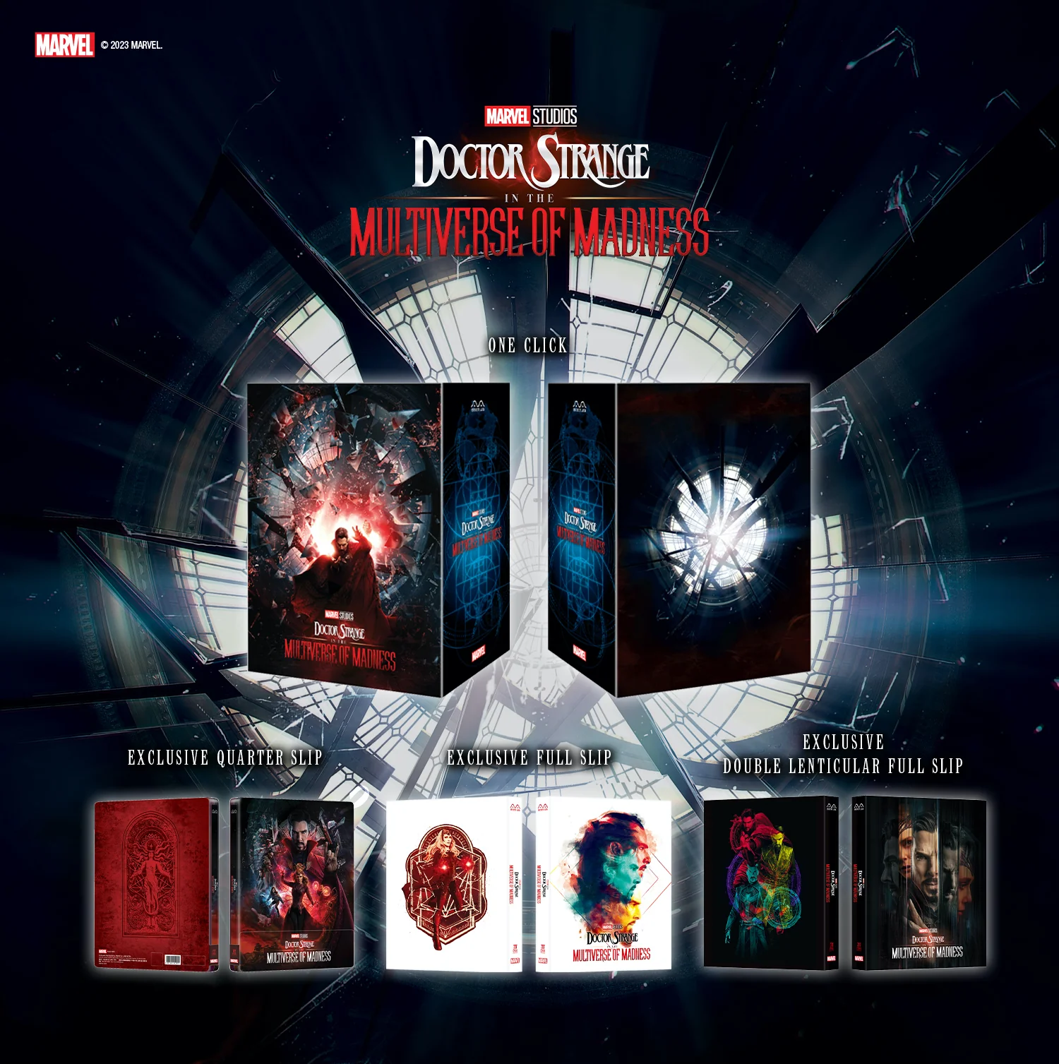 Doctor Strange in the Multiverse of Madness Lenticular 1-Click SteelBook (MCP#01)(EMPTY)(Hong Kong) - Image 25
