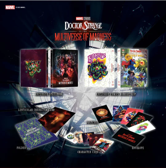 Doctor Strange in the Multiverse of Madness Comics Full Slip SteelBook (MCP#01)(EMPTY)(Hong Kong) - Image 9