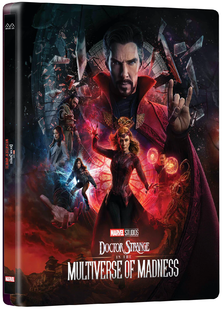 Doctor Strange in the Multiverse of Madness Lenticular 1/4 Slip SteelBook (MCP#01)(EMPTY)(Hong Kong) - Image 7