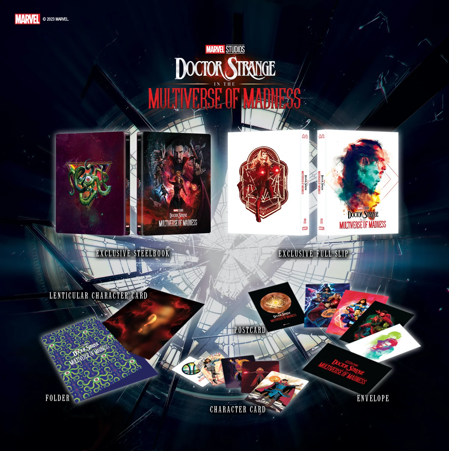 Doctor Strange in the Multiverse of Madness Full Slip SteelBook (MCP#01)(EMPTY)(Hong Kong) - Image 6