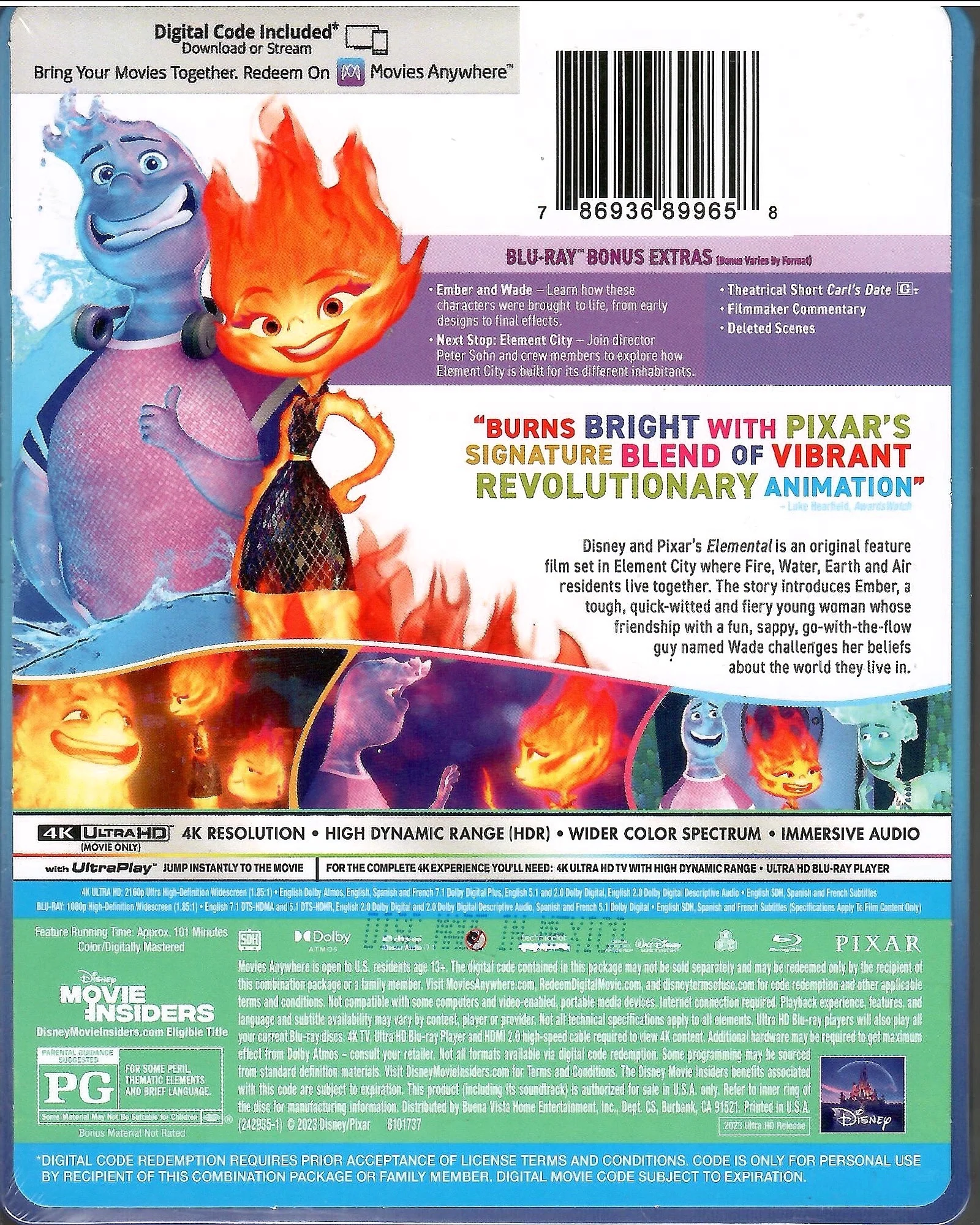 Elemental 4K SteelBook (Exclusive) - Image 4