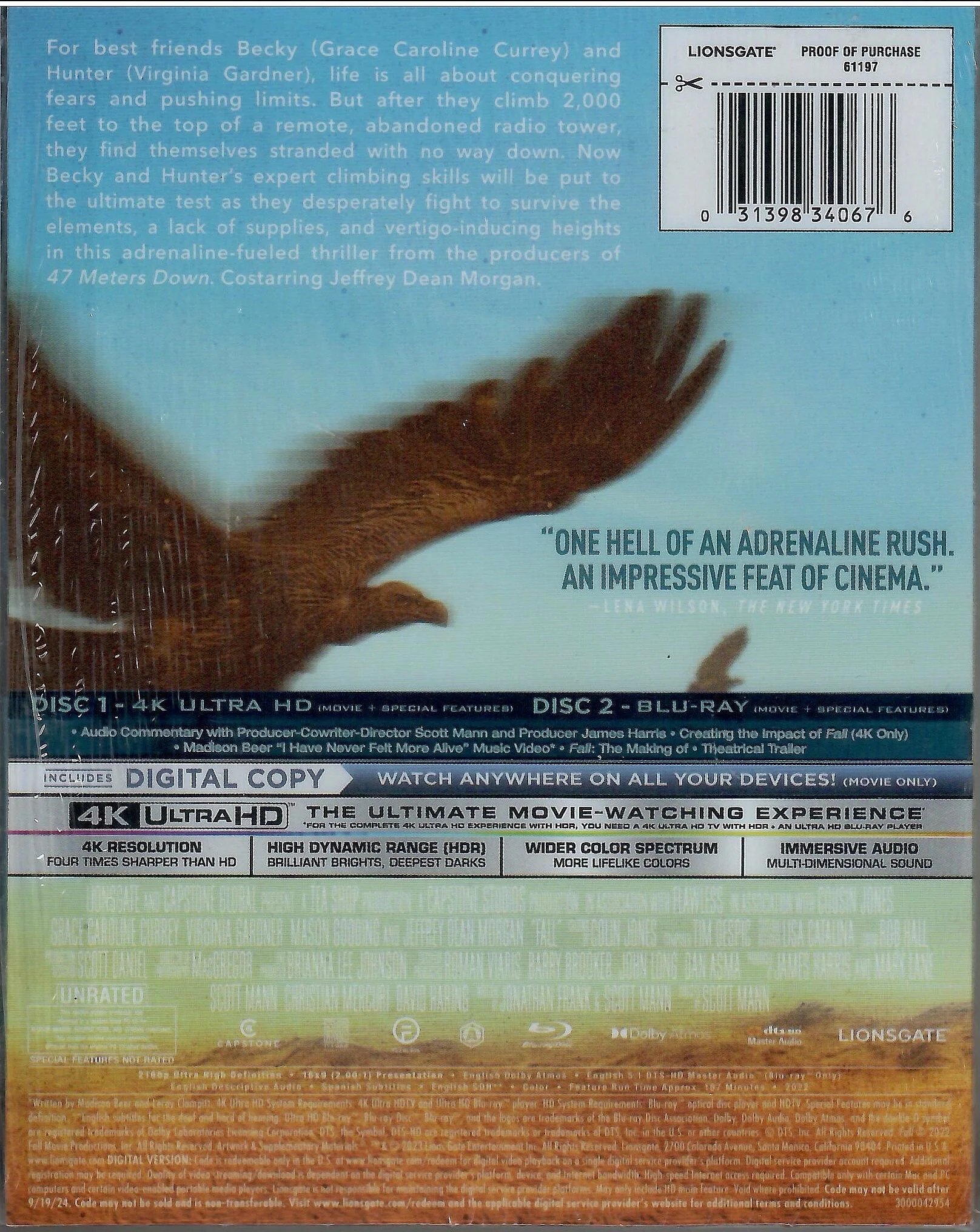 Fall 4K SteelBook: Unrated (2022)(Exclusive) - Image 5