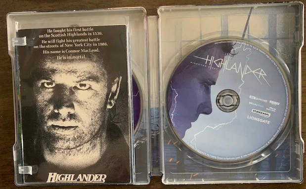 Highlander 4K SteelBook (Exclusive) - Image 3