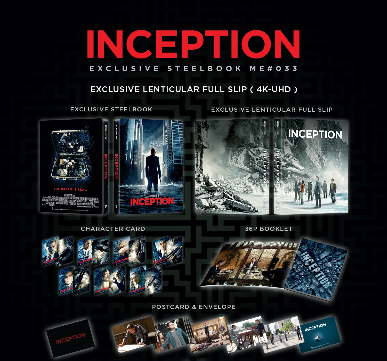 Inception 4K PET 1-Click SteelBook (ME#33)(Hong Kong) - Image 35