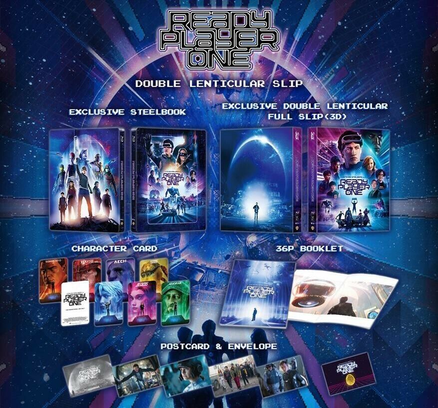 Ready Player One 3D Double Lenticular SteelBook (ME#17)(Hong Kong) - Image 7