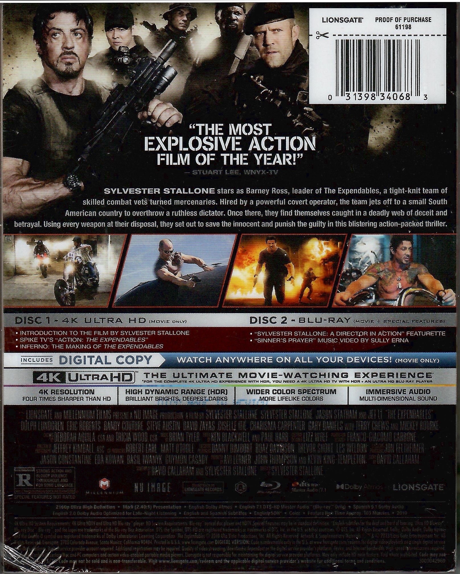 The Expendables 4K SteelBook (2010)(Exclusive) - Image 5