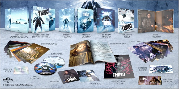 The Thing 4K XL Lenticular SteelBook + Lenticular Magnet (1982)(FAC #164)(Czech) - Image 3